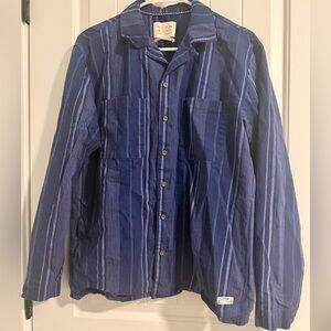 Scotch & Soda Navy Striped Shirt